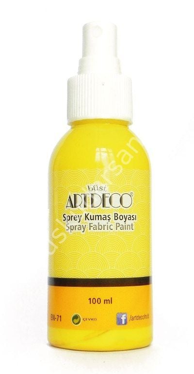 Artdeco Sprey Kumaş Boyası 100ml Sarı