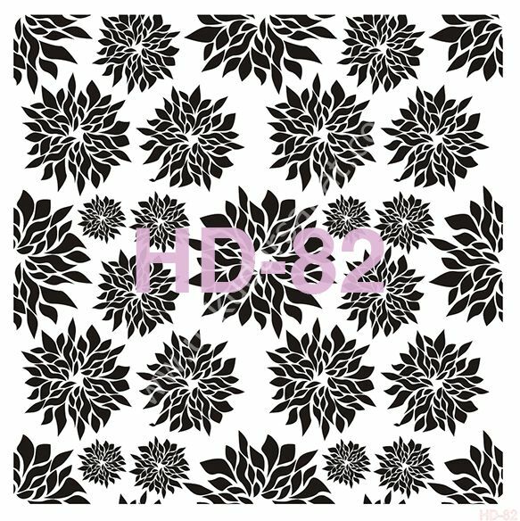 Cadence Home Decor Mobilya - Duvar Stencil 45x45cm HD-82