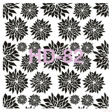 Cadence Home Decor Mobilya - Duvar Stencil 45x45cm HD-82