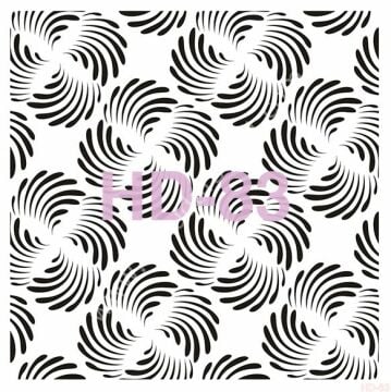 Cadence Home Decor Mobilya - Duvar Stencil 45x45cm HD-83