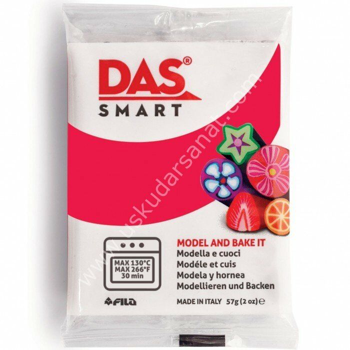Das Smart Fırınlanabilir Polimer Kil 016 Karmen Kırmızı