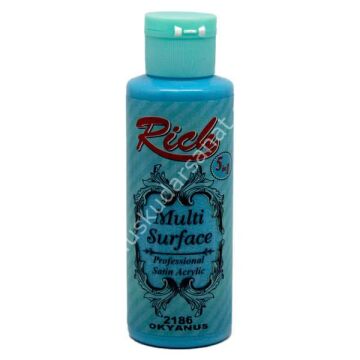 Rich Multi Surface Her Yüzey İçin Akrilik Boya 130 cc. 2186 OKYANUS