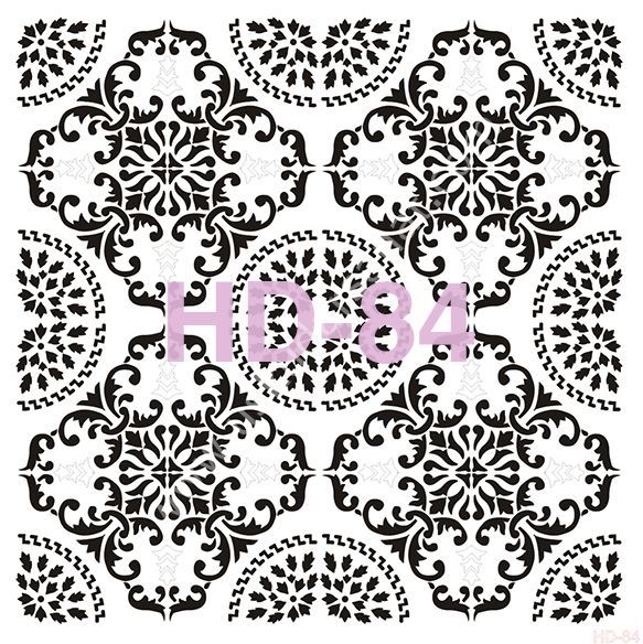 Cadence Home Decor Mobilya - Duvar Stencil 45x45cm HD-84