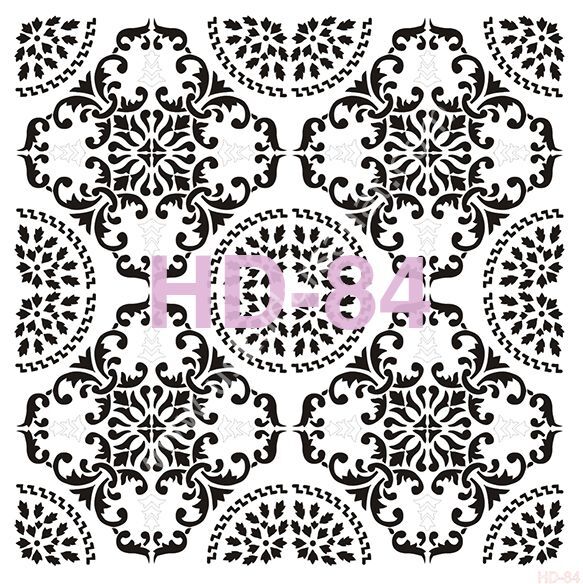 Cadence Home Decor Mobilya - Duvar Stencil 45x45cm HD-84
