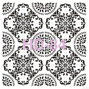 Cadence Home Decor Mobilya - Duvar Stencil 45x45cm HD-84