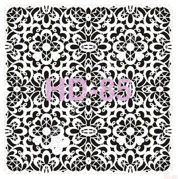 Cadence Home Decor Mobilya - Duvar Stencil 45x45cm HD-85