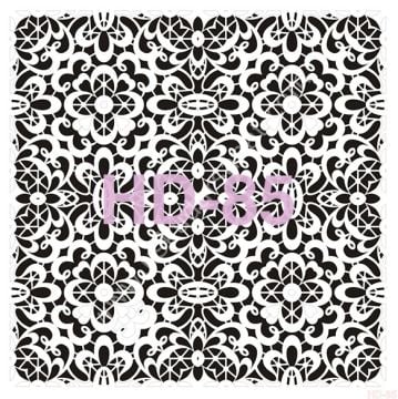 Cadence Home Decor Mobilya - Duvar Stencil 45x45cm HD-85