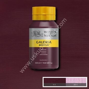 W.Newton Galeria Akrilik Boya 500ml 075 BURGUNDY