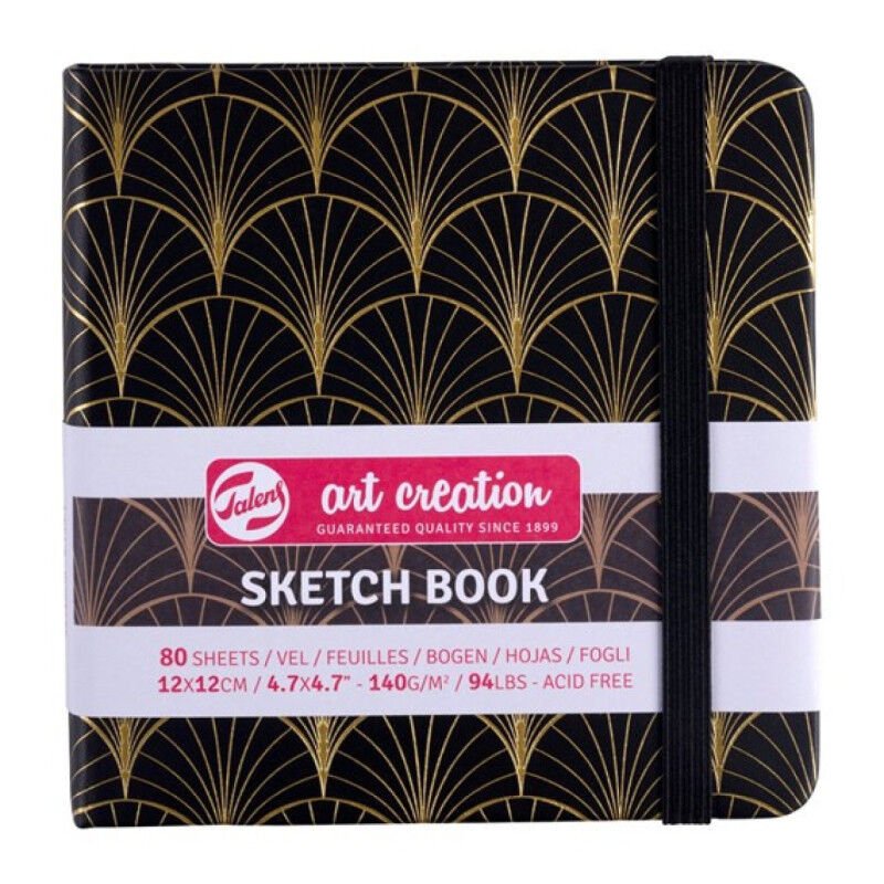 Art creation Sketch Book Eskiz Bloğu 12x12cm 140gr 80 Yaprak Beyaz Sayfalı