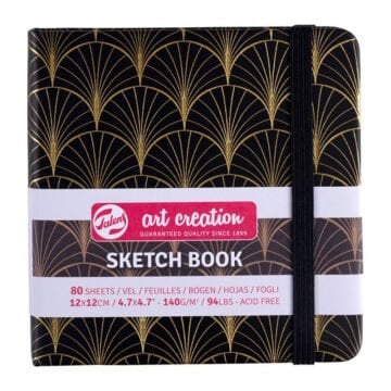 Art creation Sketch Book Eskiz Bloğu 12x12cm 140gr 80 Yaprak Beyaz Sayfalı 