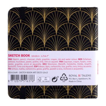 Art creation Sketch Book Eskiz Bloğu 12x12cm 140gr 80 Yaprak Beyaz Sayfalı