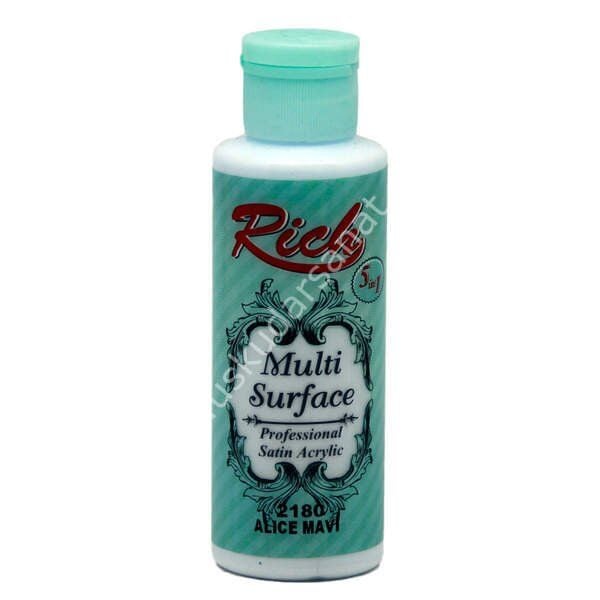 Rich Multi Surface Her Yüzey İçin Akrilik Boya 130 cc. 2180 ALICE MAVİ