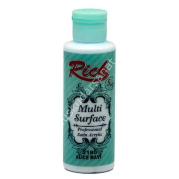Rich Multi Surface Her Yüzey İçin Akrilik Boya 130 cc. 2180 ALICE MAVİ