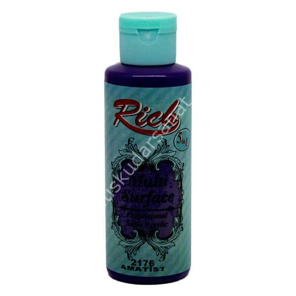 Rich Multi Surface Her Yüzey İçin Akrilik Boya 130 cc. 2176 AMATİST