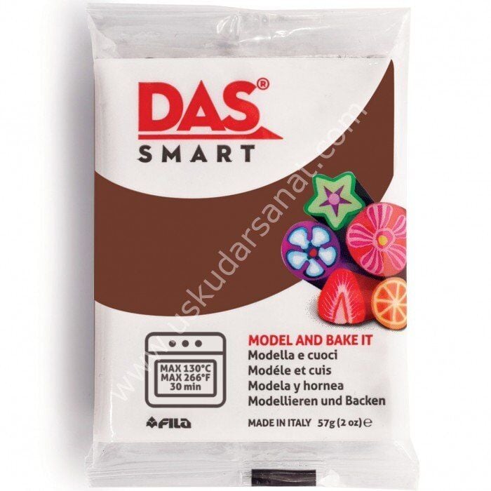 Das Smart Fırınlanabilir Polimer Kil 028 Çikolata