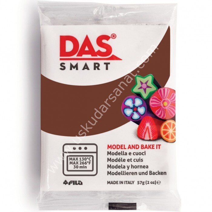 Das Smart Fırınlanabilir Polimer Kil 028 Çikolata
