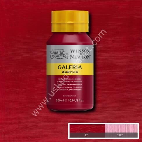 W.Newton Galeria Akrilik Boya 500ml 466 PERMANENT ALIZARIN CRIMSON