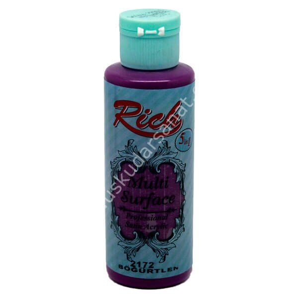 Rich Multi Surface Her Yüzey İçin Akrilik Boya 130 cc. 2172 BÖĞÜRTLEN