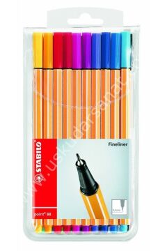 Stabilo Point 88 Fineliner Keçeli Kalem 20 ad/pk 8820