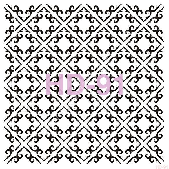 Cadence Home Decor Mobilya - Duvar Stencil 45x45cm HD-91