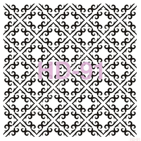 Cadence Home Decor Mobilya - Duvar Stencil 45x45cm HD-91