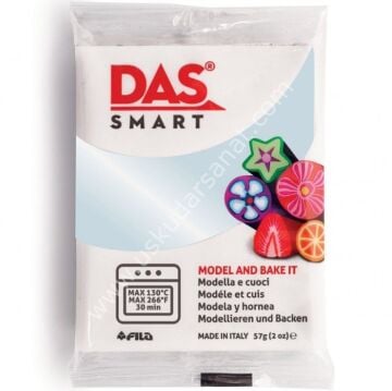 Das Smart Fırınlanabilir Polimer Kil 601 Opal Beyaz