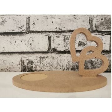Kahve Sunumluk Oval Mdf 02