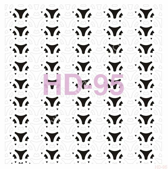 Cadence Home Decor Mobilya - Duvar Stencil 45x45cm HD-95