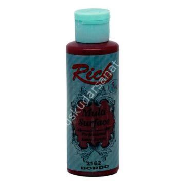 Rich Multi Surface Her Yüzey İçin Akrilik Boya 130 cc. 2162 BORDO