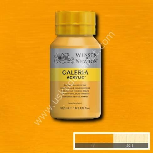 W.Newton Galeria Akrilik Boya 500ml 115 CADMIUM YELLOW DEEP HUE