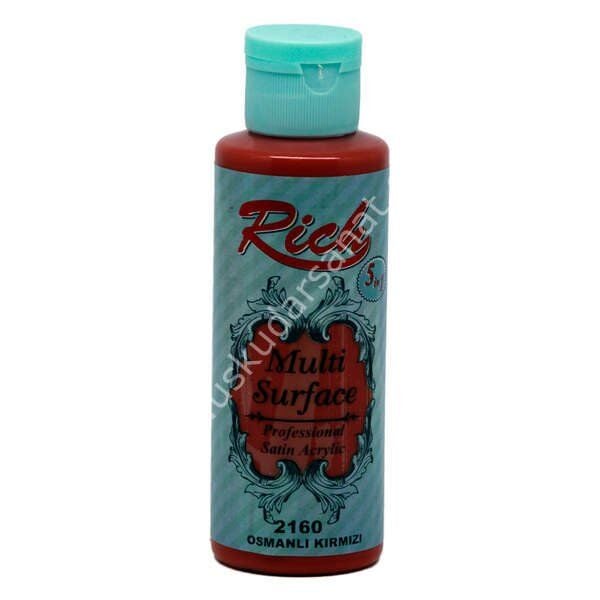 Rich Multi Surface Her Yüzey İçin Akrilik Boya 130 cc. 2160 OSMANLI KIRMIZI