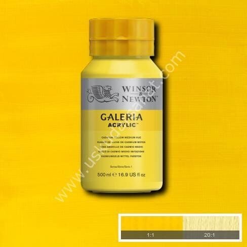 W.Newton Galeria Akrilik Boya 500ml 120 CADMIUM YELLOW MEDIUM HUE