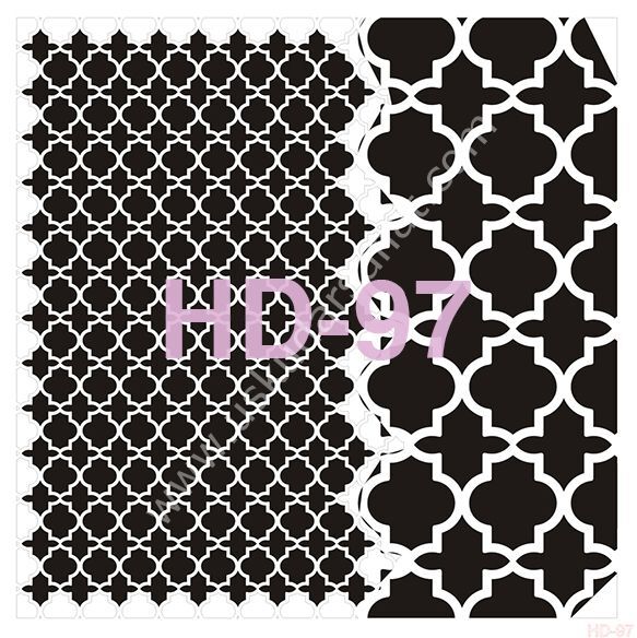 Cadence Home Decor Mobilya - Duvar Stencil 45x45cm HD-97