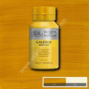 W.Newton Galeria Akrilik Boya 500ml 653 TRANSPARENT YELLOW