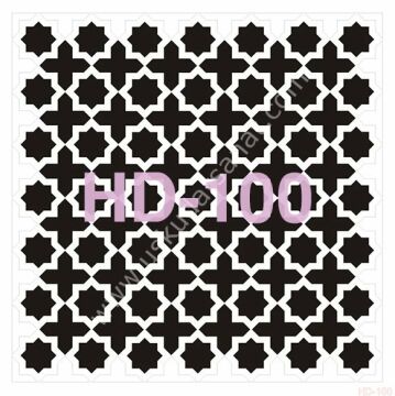 Cadence Home Decor Mobilya - Duvar Stencil 45x45cm HD-100