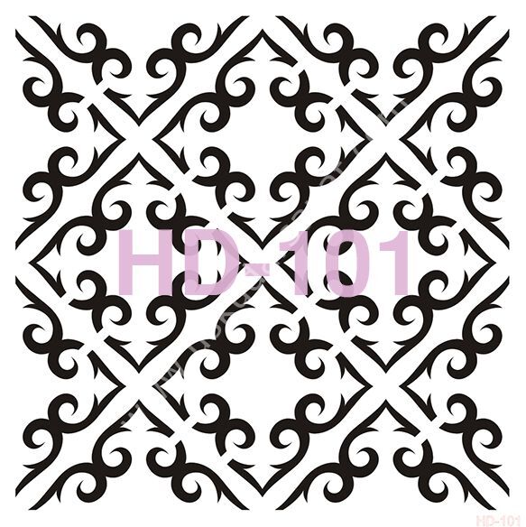 Cadence Home Decor Mobilya - Duvar Stencil 45x45cm HD-101