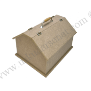 MDF Ahşap Dikiş Kutusu KU306