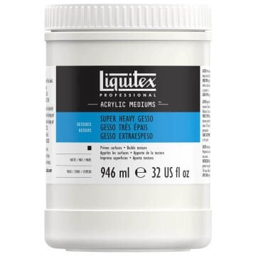 Liquitex Professional Super Heavy Gesso Akrilik Süper Yoğun Zemin Astarı Beyaz 946 ml