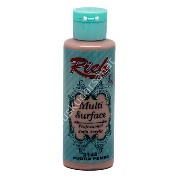 Rich Multi Surface Her Yüzey İçin Akrilik Boya 130 cc. 2148 PUDRA PEMBE