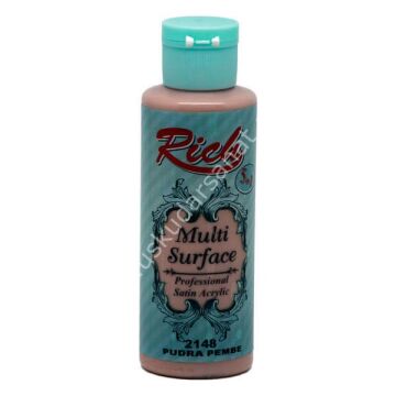 Rich Multi Surface Her Yüzey İçin Akrilik Boya 130 cc. 2148 PUDRA PEMBE