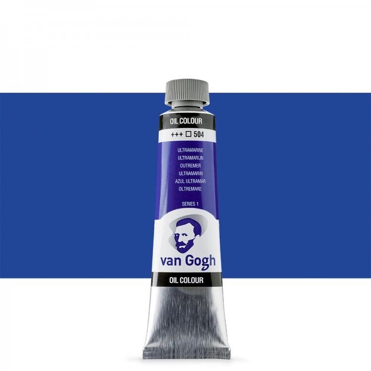 Talens Van Gogh Yağlı Boya 40ml Seri 1 504 Ultramarine