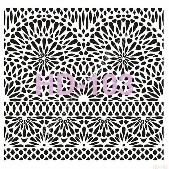Cadence Home Decor Mobilya - Duvar Stencil 45x45cm HD-103