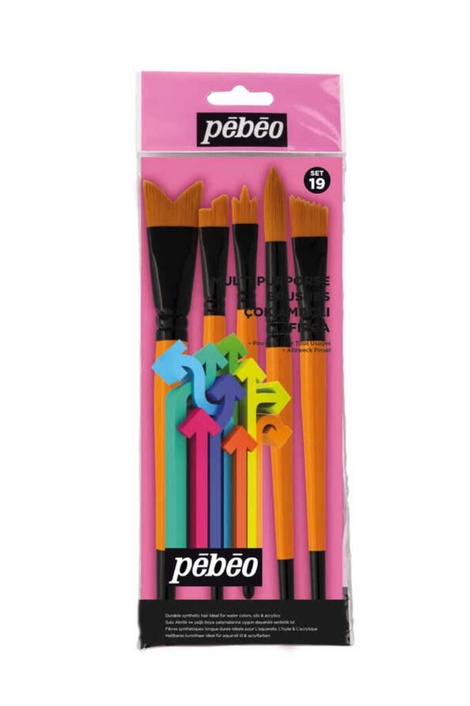 Pebeo 5li Fırça Seti - Set 19