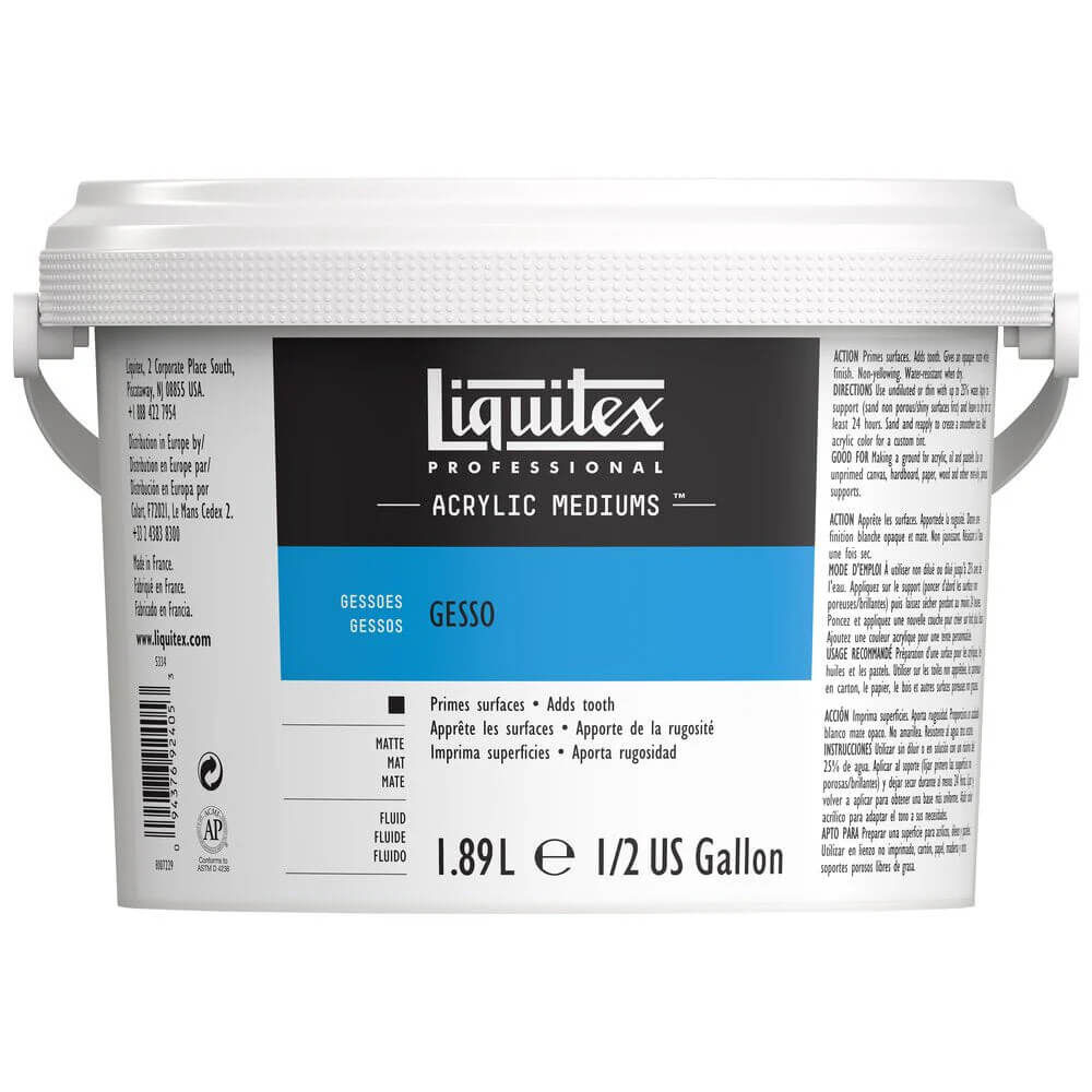 Liquitex Professional Gesso Zemin Astar Boyası Beyaz 1.89 Litre