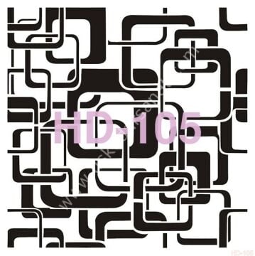 Cadence Home Decor Mobilya - Duvar Stencil 45x45cm HD-105