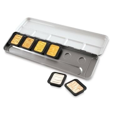 Finetec Yaldız Suluboya Metalik 6 Renk F0601