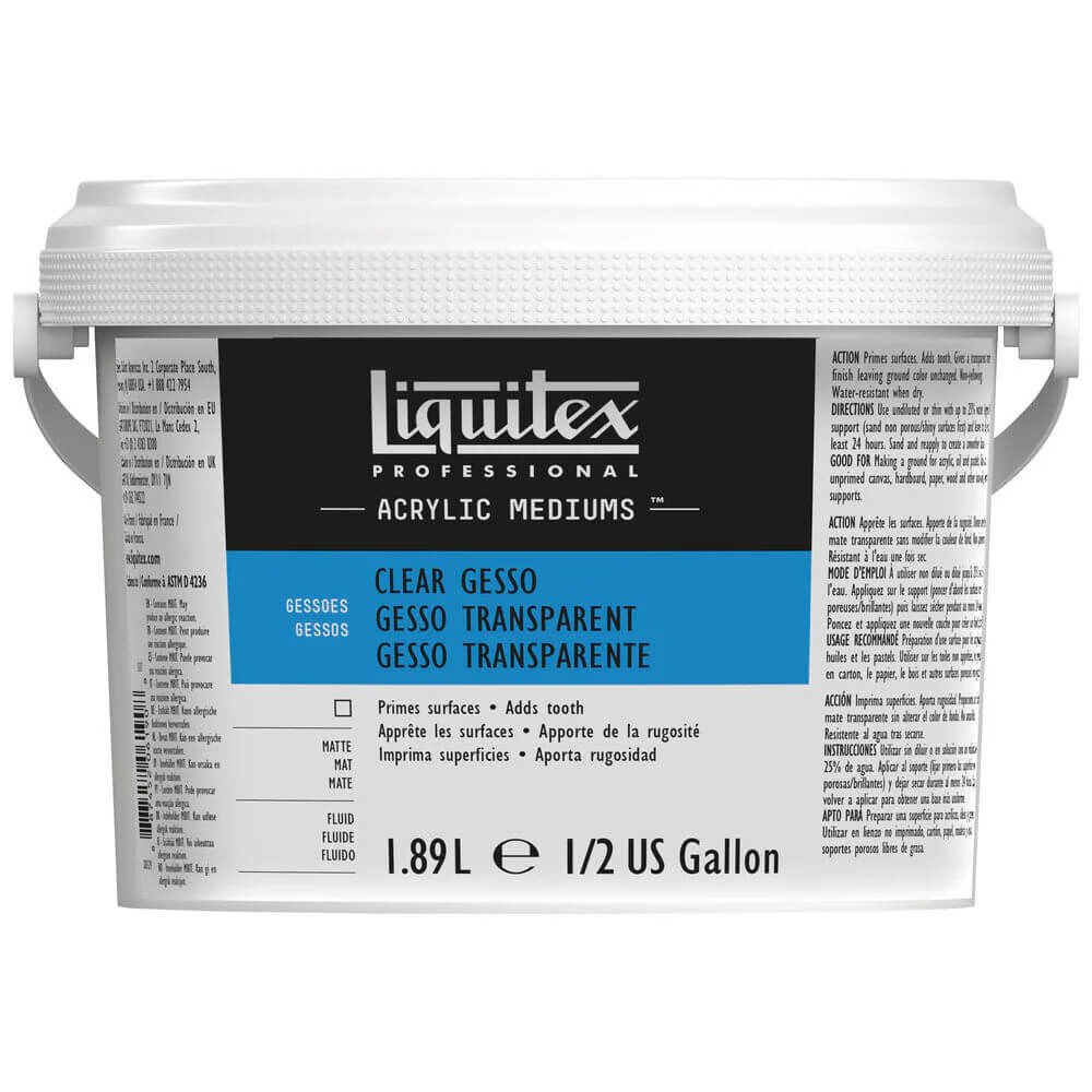 Liquitex Professional Clear Gesso Akrilik Şeffaf Zemin Astarı 1.89 Litre