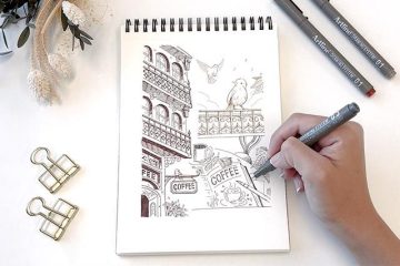 Artline Teknik Çizim Kalemi Set 24lü kahve-Gri-Sepia tonlar