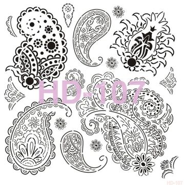 Cadence Home Decor Mobilya - Duvar Stencil 45x45cm HD-107