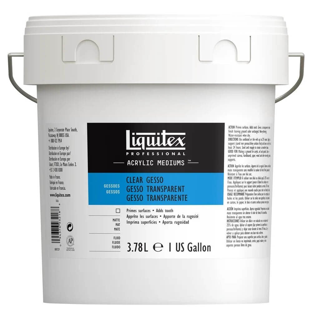Liquitex Professional Clear Gesso Akrilik Şeffaf Zemin Astarı 3.78 Litre